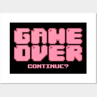 Game Over Posters and Art